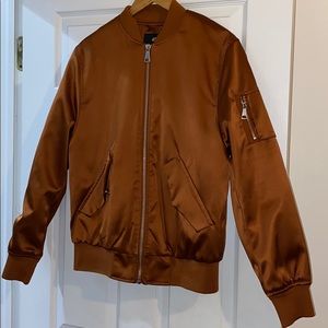 Satin bomber jacket